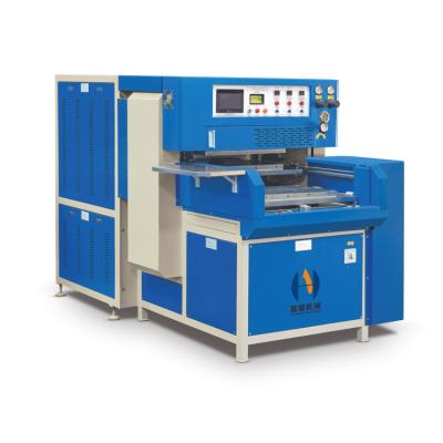 China Spark Guard Blocking Upper Welding And Prevention Device Shoes High Frequency Cutting Machine For Sale for sale