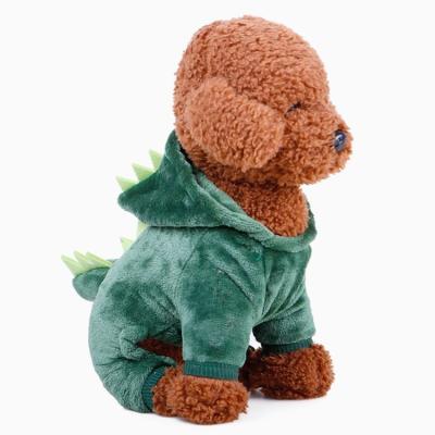 China High Quality Stocked Dog Costume Set Dinosaur Costume Pet Halloween Clothes for sale