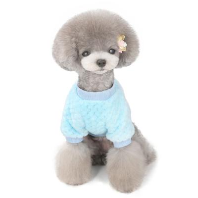 China 2022 New Coral Fleece Pet Vest Cat And Dog Print Clothing Fluffy Pet Clothes for sale