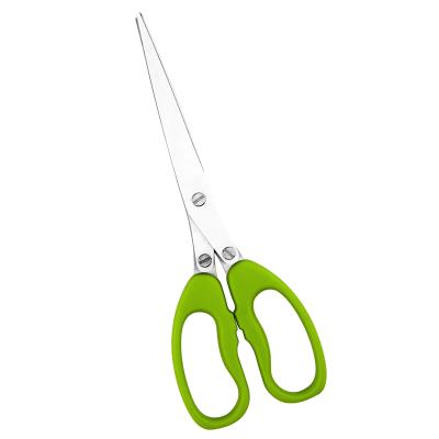 China Hot Selling Good Quality Stainless Steel PP Universal Cut 5 Blades Handle Kitchen Herb Scissors for sale