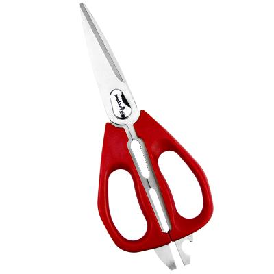 China 9 3/4 Inch Stainless Steel Blade Large Handle Disposable Multifunctional Kitchen Shears for sale