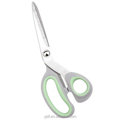 China Universal Cutting 9 1/4 Inch Large Rubber Grip Scissors for sale