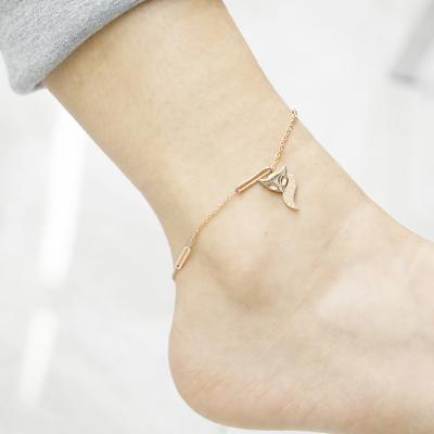 China TRENDY Fashion Women Personality Jewelry Rose Gold Anklet Lucky Fox Chain Anklets for sale