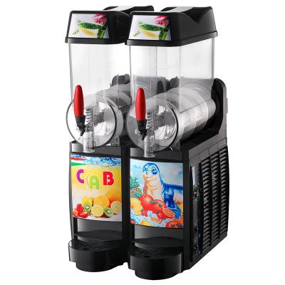 China Hotels Double Flavors 12liters Slush Drink Machine Frozen Drink Dispenser for sale