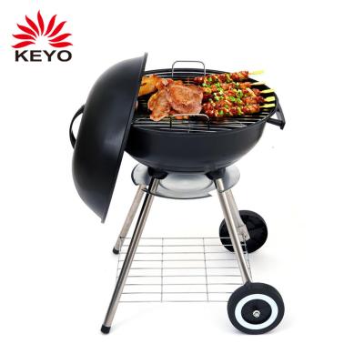 China KEYO BBQ Easily Assembled Grill Outdoor Garden 17 Inch Apple Shaped Kettle Charcoal BBQ Grill BBQ Grill for sale