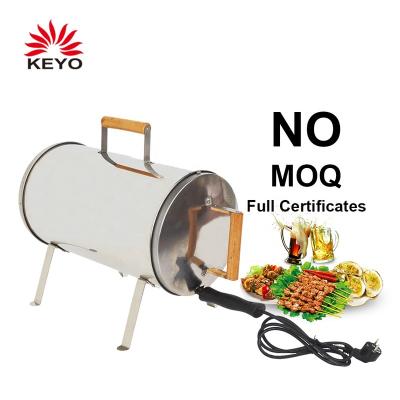 China Highest Level Easily Assembled For BBQ Grill Barrel Cylinder Smokeless Indoor Electric Grill for sale