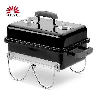 China KEYO Portable Grills Table Top Charcoal BBQ Easily Assembled Outdoor Grills With Foldable Legs for sale