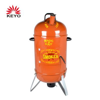 China High Quality Easily Collected Outdoor Vertical Barrel Barbecue Grill Barbecue Charcoal Smoker for sale