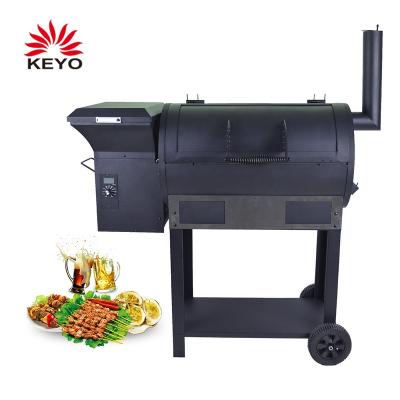 China Easily Assembled New Style Heavy Duty Wood Pellet BBQ Smoker Grill With Digital Temperature Controls for sale