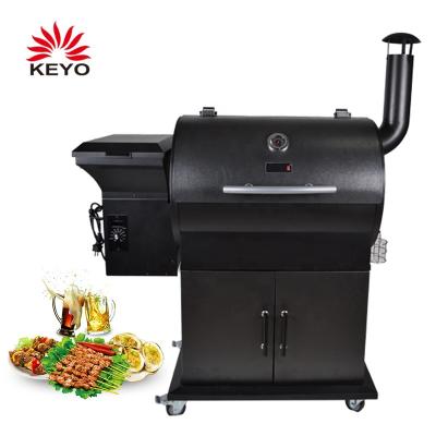 China New Model Easily Assembled 38 Inch Wood Pellet Grill Smoking Riser With Storage Cabinet for sale