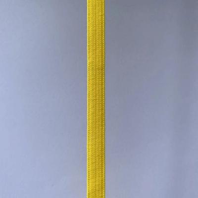 China Yellow 7mm Elastic Flat Elastic Band For Mask, Elastic Strap For N95 Mask Making Machine for sale