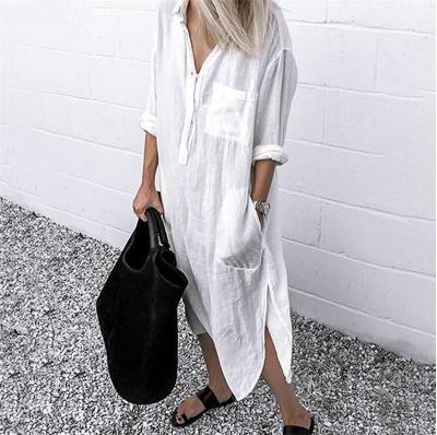 China Casual Lady Women Party Tunic Outfits Maxi Dress Girls Dresses Elegant Anti-Wrinkle Fashion Woman Ladies Clothes for sale