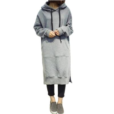 China 2021 women breathable pure color plus size breathable high quality hoodie for women for sale