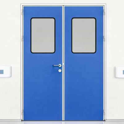 China Industrial Exterior Or Interior Cleanroom Swing Door GMP Cleanroom Door For Pharmacy Hospital Laboratory Sliding Door For Hospital for sale