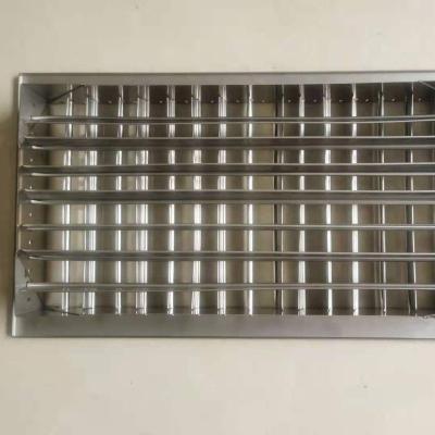 China Use in HVAC System Round Stainless Steel Application Linear Vent Bar Stainless Steel Ventilation Grilles for sale