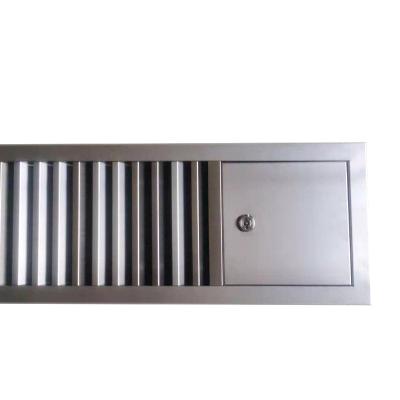 China Use in HVAC Application Duct Round Diffuser Grill Stainless Steel SUS304 Stainless Steel Linear Return Air Diffuser for Medical Veterinary Pharmaceuticals for sale