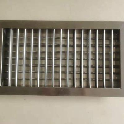 China Use in HVAC System Round Stainless Steel Application Linear Vent Bar Stainless Steel Ventilation Grilles for sale