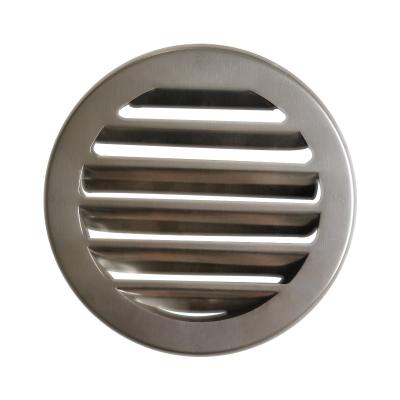 China Use in Duct Application Stainless Steel Canopy Ceiling Air Supply Return Exhaust Diffuser Grill Canopy Round Cool Duct for sale