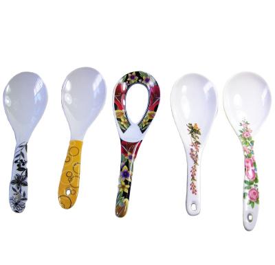 China Viable Reusable Plastic Cardboard Kids Administer Soup Spoon Melamine Wholesale Spoon Customized for sale