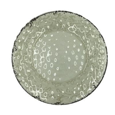 China Factory Supply Viable Melamine Dishes Wholesale Hammered Melamine Outdoor Round Dishwasher Safe Melamine Dish Dish for sale