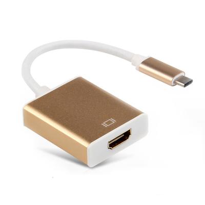 Cina USB3.1 d'abitazione di alluminio USB-C (tipo-c) al cavo dell'adattatore di HDMI che sostiene 4K a 60HZ in vendita