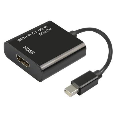 China Active Mini DisplayPort To HDMI Audio Video Converter With Resolution 3840 X 2160 for sale