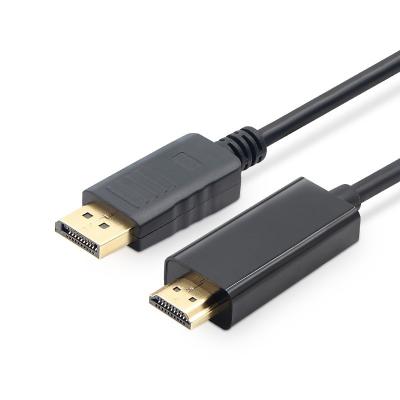 China 6 Feet Gold Plated Displayport To HDTV Cable Displayport To Hdmi Adapter for sale