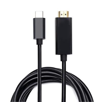 China 6ft tipo-c de USB 3,1 do adaptador chapeado ouro de USB C de HDMI ao adaptador de HDMI para a HDTV à venda