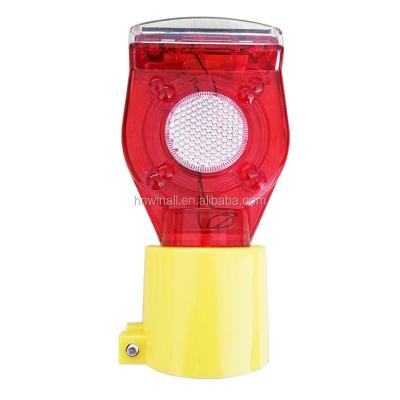 China Waterproff Solar Powered Warning Barricade Light Lamp Road Safety Traffic Flashers for sale