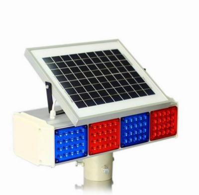 China High Visible Solar Powered Solar Powered LED Alarm Flash Light Traffic Operating Light for sale