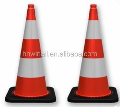 China Cheap Entrance Traffic Cone , Plastic Road Block Safety Cone for sale