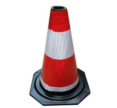 China Flexible Popular Factory Supply Traffic Cones Safety Rubber Traffic Cone for sale