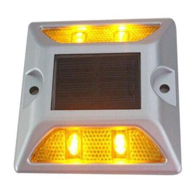 China PC Road 3W 6LED Driveway Marker Lamp Aluminum + Solar Powered Led Aluminum Road Stud for sale