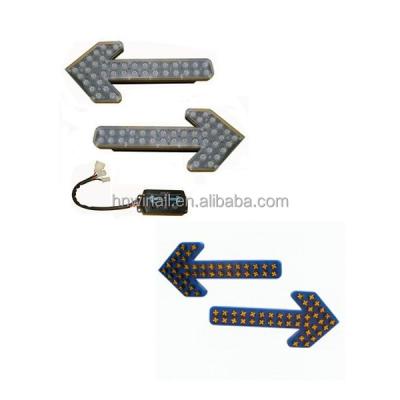 China High Quality 24v 12v Power Supply Plastic Green Truck Led Directional Arrow Light for sale