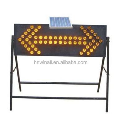 China Cost Effective Solar LED Traffic Arrow Flashing Light Traffic Direction Warning LED Light 150*50*5cm for sale