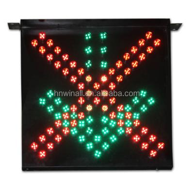 China Cold Rolled High Quality Plate Stainless Steel Red Cross Green Arrow Led Traffic Light Module for sale