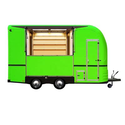 China Ice Cream Cart Electric Hot Dog Commercial Catering Food Truck Used Mobile Fully Equip Fast Food Trailer For Sale for sale