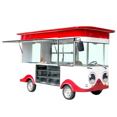 China Commercial Catering Mobile Motorized Fast Food Fryer Cart Bus Cargo Coffee Electrico Van Car For Sale Ice Cream Truck for sale