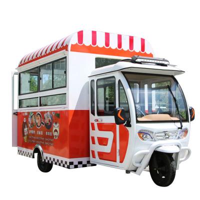 China All Street Petrol Cream Tricicle Truck Europe Gasoline Tricycle Bike Mobile Food Cart For Sale In Malaysia for sale