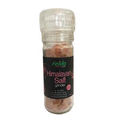 China Dry Grinder Himalayan Gourmet Seasoning Salt In Grinder Jar Perfect For BBQ for sale