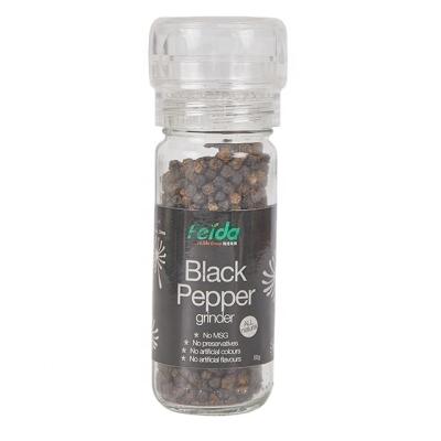 China Raw Product Quality Black Pepper Dry Ground Bottle Steak Barbecue Seasoning for sale