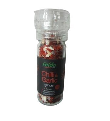 China Dry premium chili and finely ground garlic seasoning blend is preferred for grilling in a bottle for sale