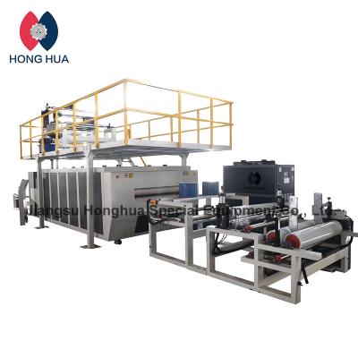 China 500mm-3000mm Multifunctional Automatic UHMWP PP PE Laminated Cloth Machine Eva Powder Solventless Flatbed Amination Cloth Machine for sale