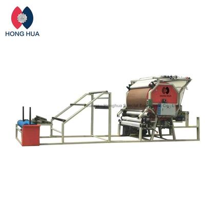 China 1650mm Automatic Rayon PVC Foam Mesh Belt Type Wall Cloth Adhesive Cloth Laminating Machine For Leatherette Car Foot Mat Te koop