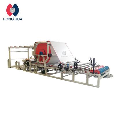 Chine 1650mm HongHua Mesh Belt Type Wall Cloth Film Cloth Adhesive Foam Laminating Machine for Sponge Foam Cloth à vendre