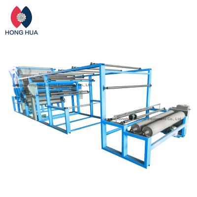 China 1650mm HongHua Customize Foam Shoe Cloth TPU Fabric Mesh Belt Type Laminating Machine For Fleece Baby Mat EVA Mat Crawling Sponge for sale