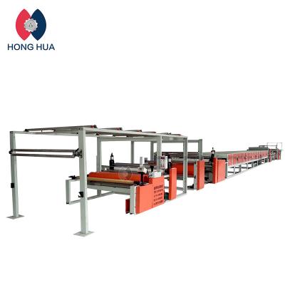 China Beverage HongHua Sandpaper Sponge Flannel Laminating Machine for sale