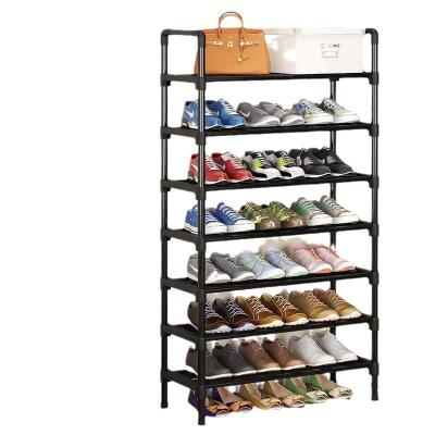 China New Household Dorm Shoe Rack Multi Layer Assembly Dust Proof Shoe Cabinet Storage Shelf Simple Modern Simple Cheap Shoe Rack for sale