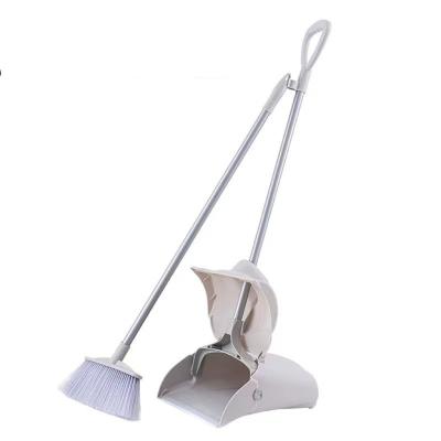 China Home Broom Dustpan Set Fast Folding Commercial Household Broom Bucket Hotel Mall Windproof for sale