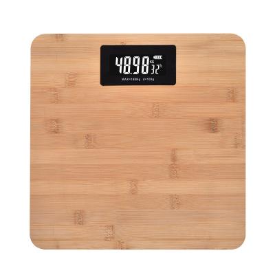 China Wooden Electronic Japanese Style Body Weight Scale Bathroom Scale High Definition Display Digital The Masses for sale